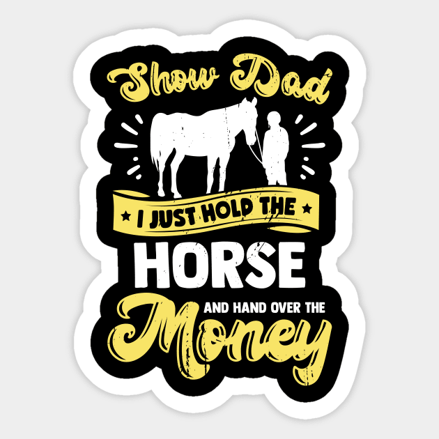 Funny Horse Show Dad Gift Sticker by Dolde08